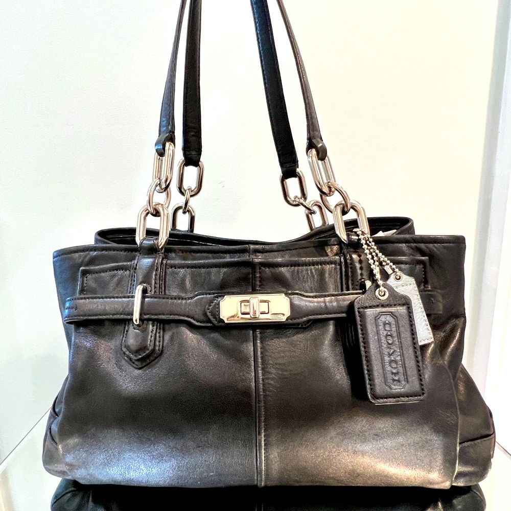 COACH - Genuine Black Leather Purse